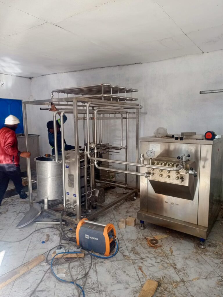 Dairy Factory Installation in Kenya